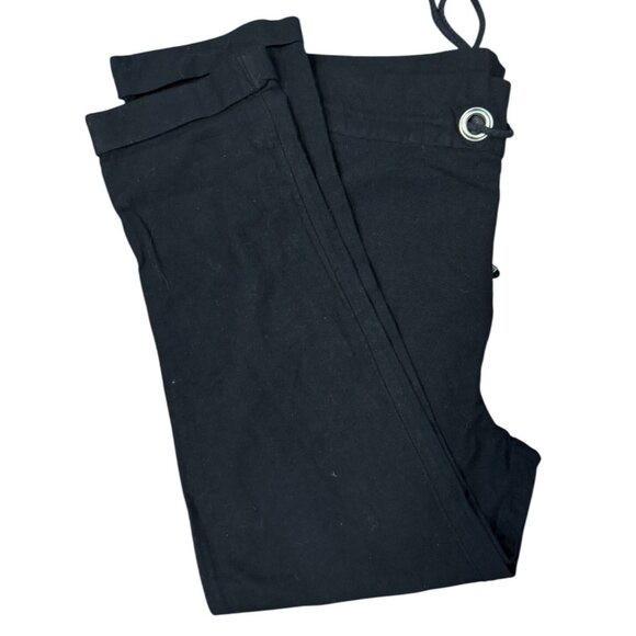 NEW Urban Outfitters Womens S Pants Jogger Black 100% Cotton Rise 14” Drawstring - Picture 5 of 10